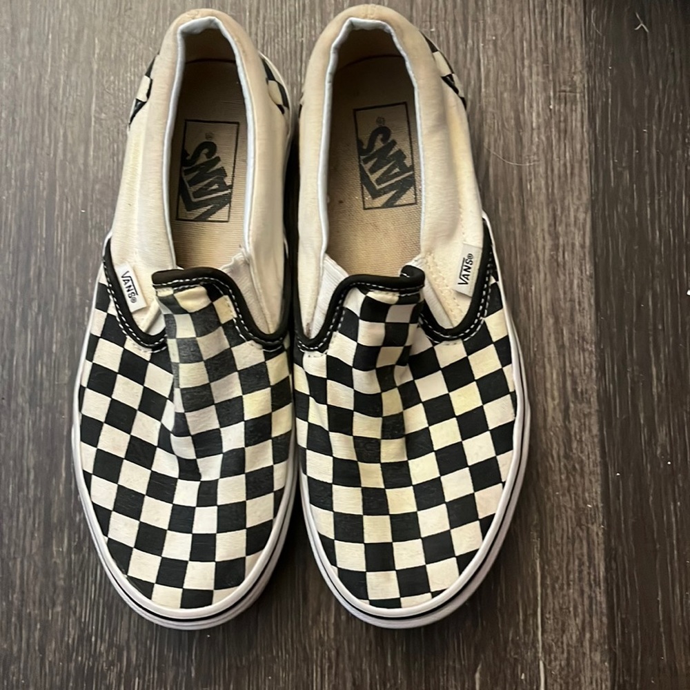 Checkered vans